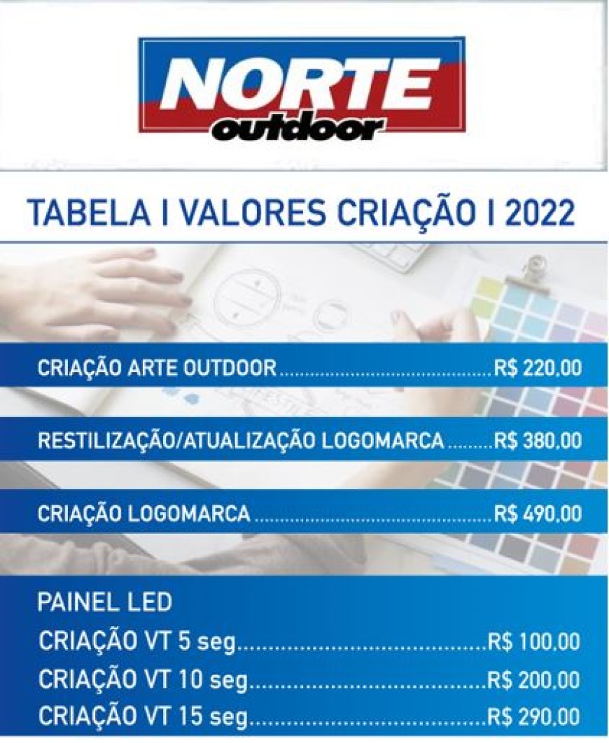 Criação de Arte para Outdoor